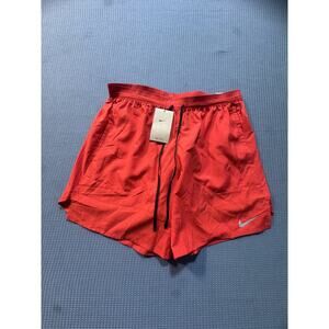 Nike Stride Dri-FIT 5" 2-in-1 Running Shorts Men's Sz L Red Brand New